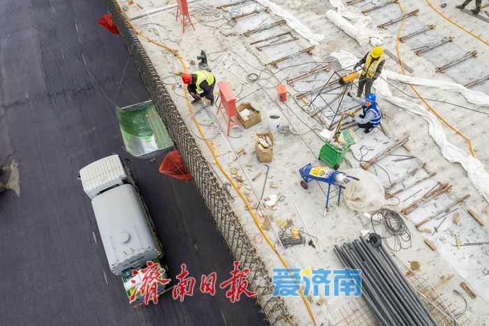 济南凤凰黄河大桥南延工程“加速跑”，城市发展轴线愈发清晰