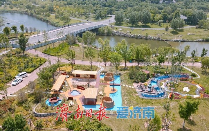 济南华山湖畔新添滨水亲子空间