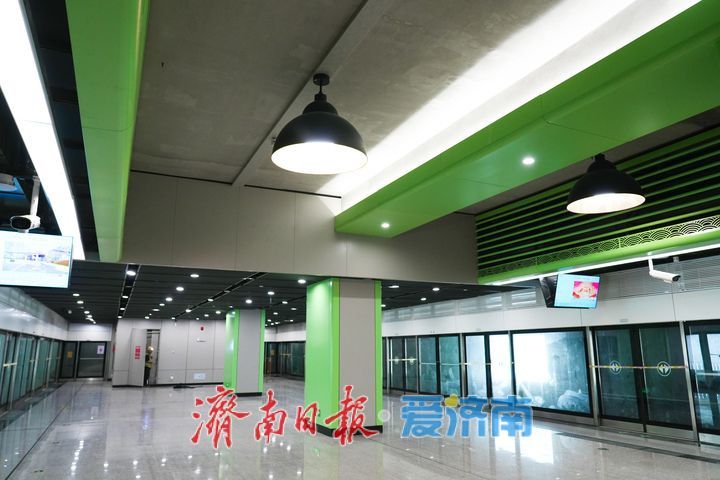 泉韵、茶香、绿意共绘出行新景，济南轨交6号线西段新站“露真容”