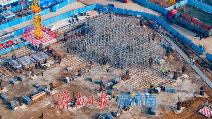 高铁沿线青岛路南侧地块四项目加速建设 济南西站片区再添重要配套设施