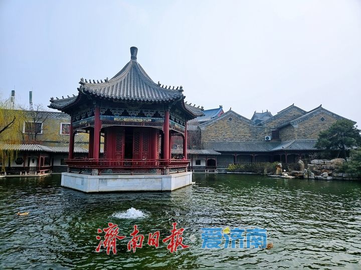 打卡明水古城孟家大院 赴一场儒商古院与泉水的春日之约