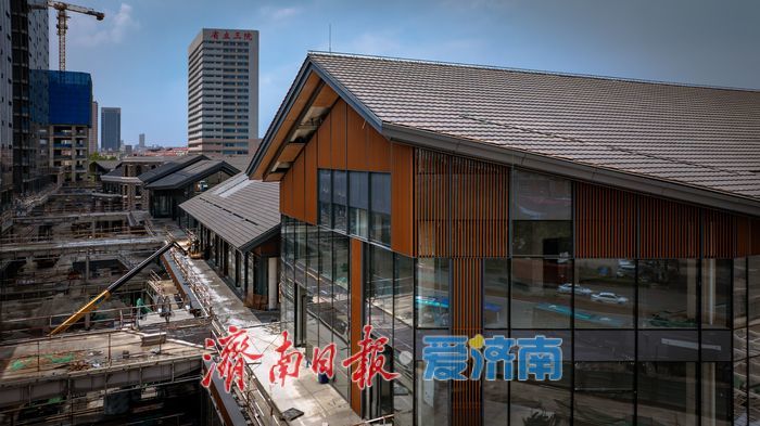 项目强省会｜航拍天桥区万虹中心项目，感受最新建设细节