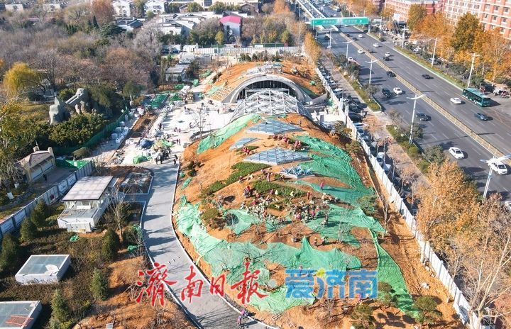 覆土完成，济南轨交4号线“最浅车站”打造泉城新风景