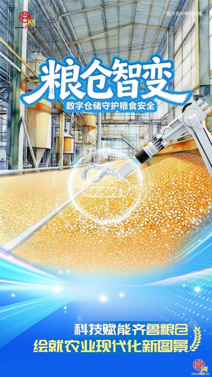 主题海报丨科技赋能齐鲁粮仓 绘就农业现代化新图景