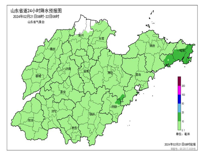 暴雪+寒潮+道路结冰三预警齐发，山东最大积雪深度达10厘米