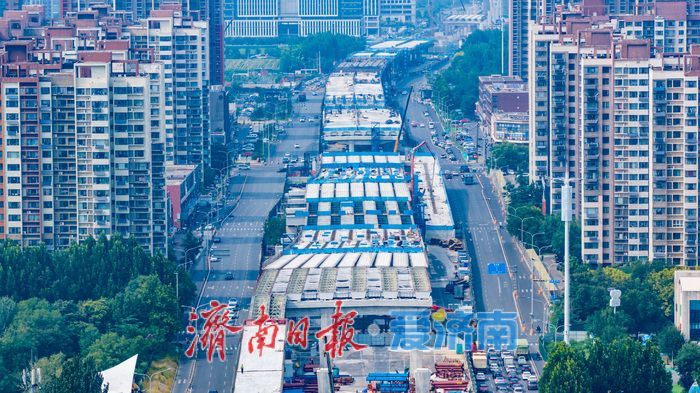 项目强省会｜多工序同步推进 凤凰黄河大桥南延工程筑牢济南跨黄交通骨架