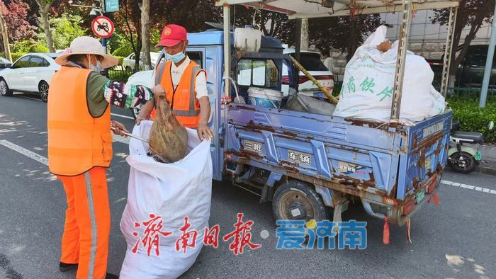 济阳区环卫管护中心扎实推进环境卫生保障工作