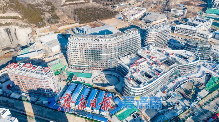 项目强省会｜济南市第一人民医院新院区外立面建设稳步推进 预计2027年竣工交付