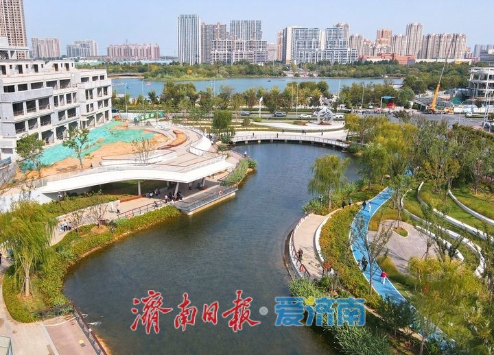 国庆假期打卡滨河活力湾，济南北湖片区再添滨水休闲空间
