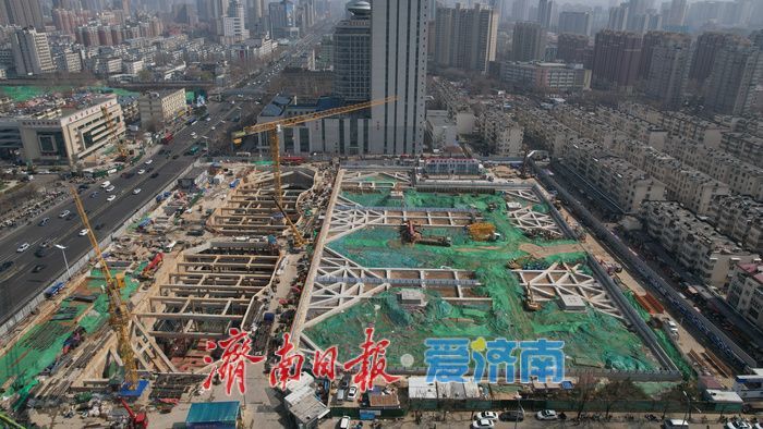 项目强省会｜济南市立五院轨道交通TOD综合体项目建设稳步推进