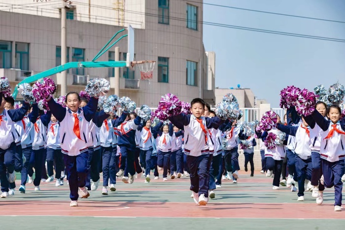 济南市天桥区汇才小学开展特色操比赛活动