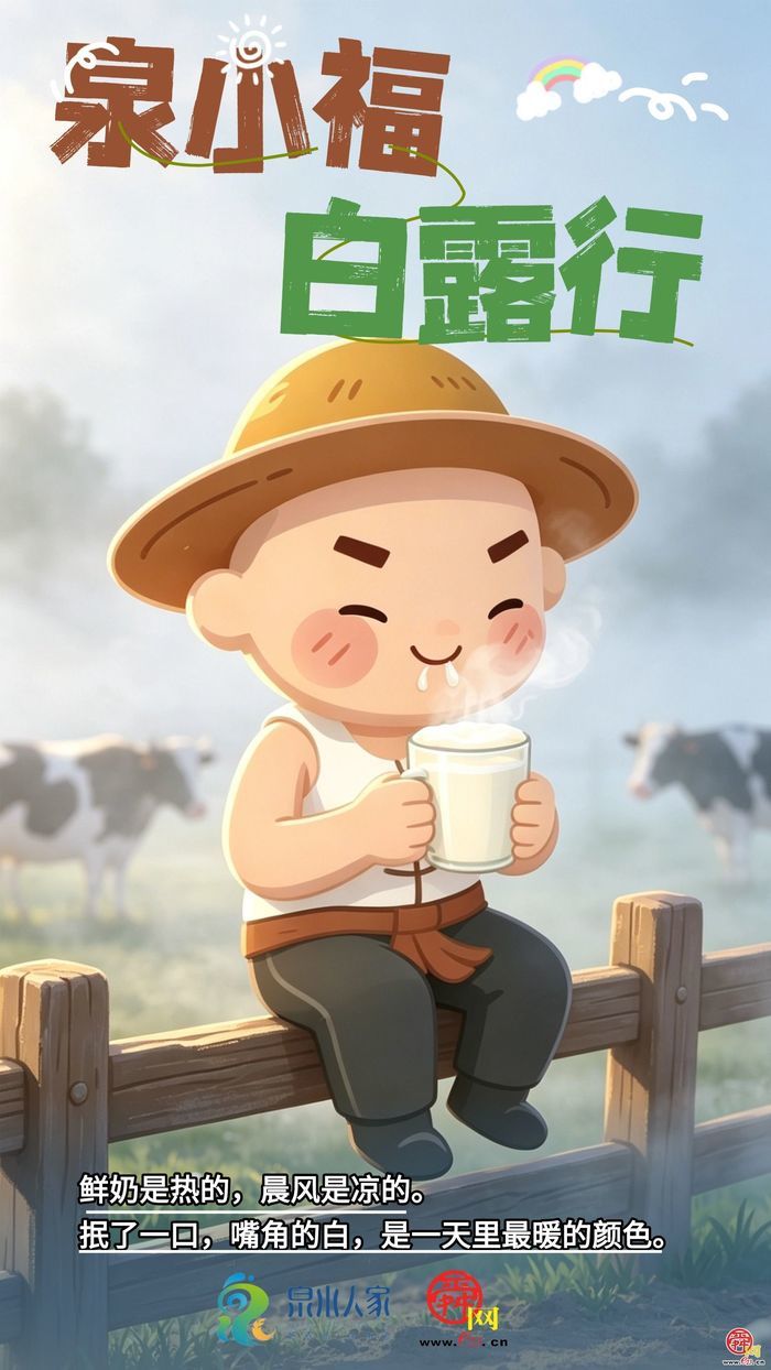 AI创意海报｜白露，我们去济南的田里捡了些秋天