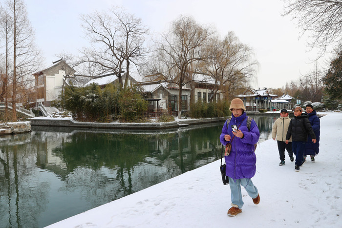 雪后初霁的“济南府”古韵画境，诗意满满！