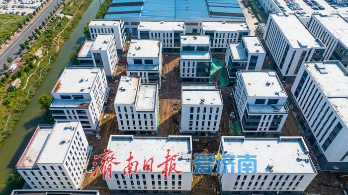 项目强省会｜中交（济南）创芯智谷项目加速“扮靓”，室外及安装工程过半