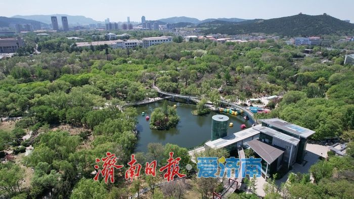 泉城公园繁花绘就 “春日经济”新盛景
