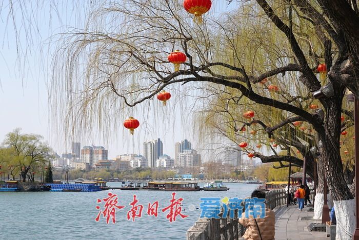 一年四季 泉在济南丨大明湖春色满园 游人踏青享春光