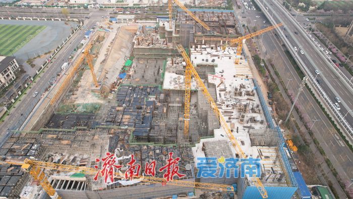 项目强省会｜西客站片区银泰百货项目提速推进 西部商业综合体初具规模