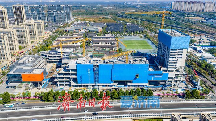 西城商业提档升级！济南槐荫银泰百货项目主体建设有序推进