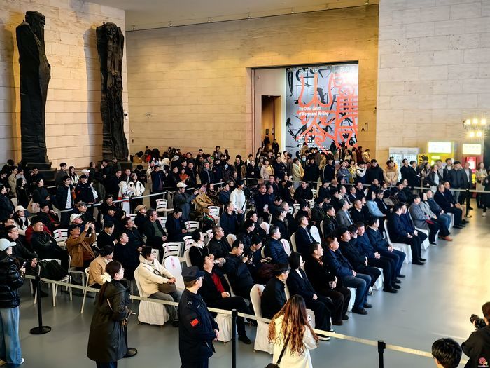 词语和书写的边界：刘彦湖卢俊舟双个展启幕 探索书法当代性新表达