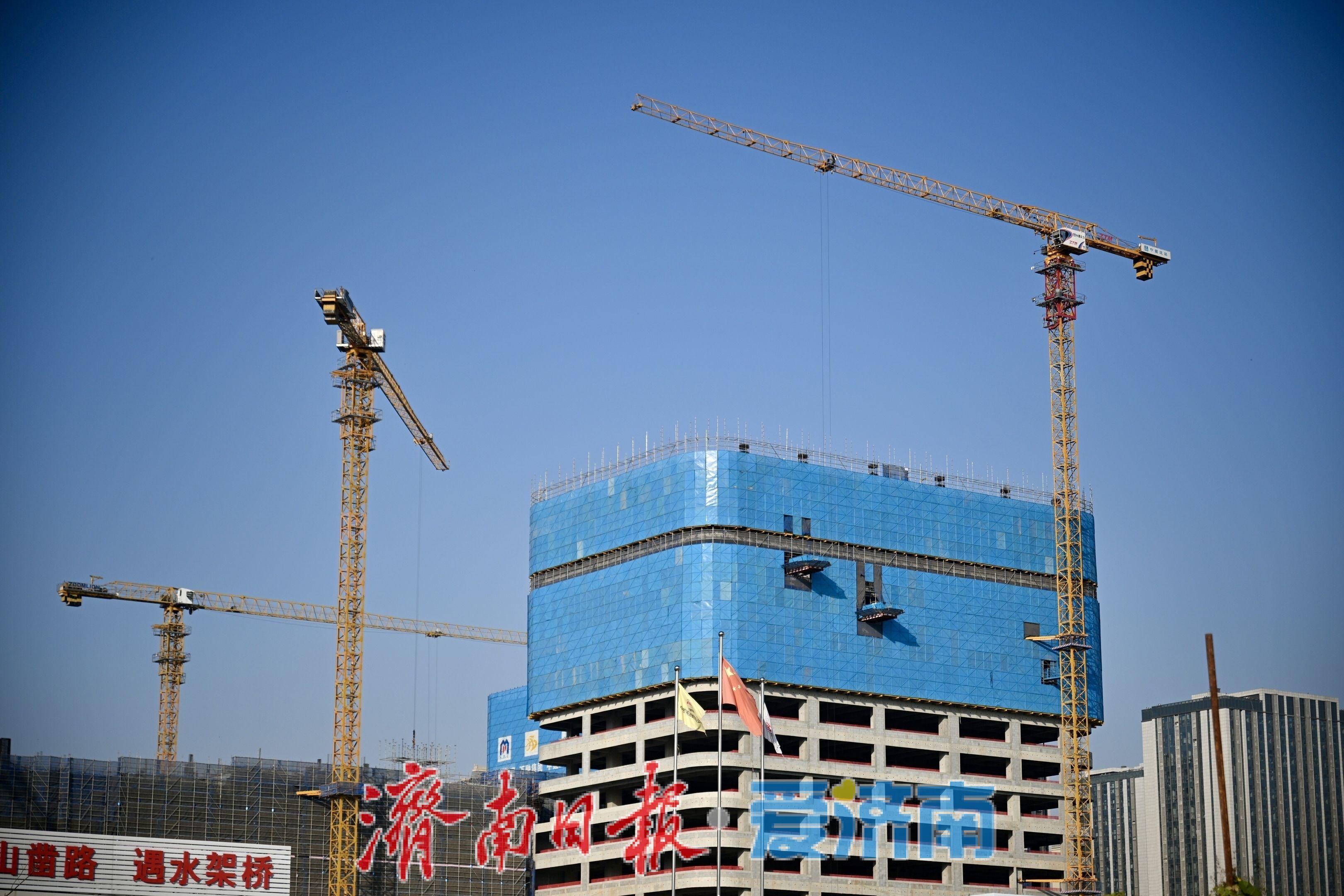 山东在建规模最大第四代万达广场项目稳步推进 济南西城新商业地标加速成型