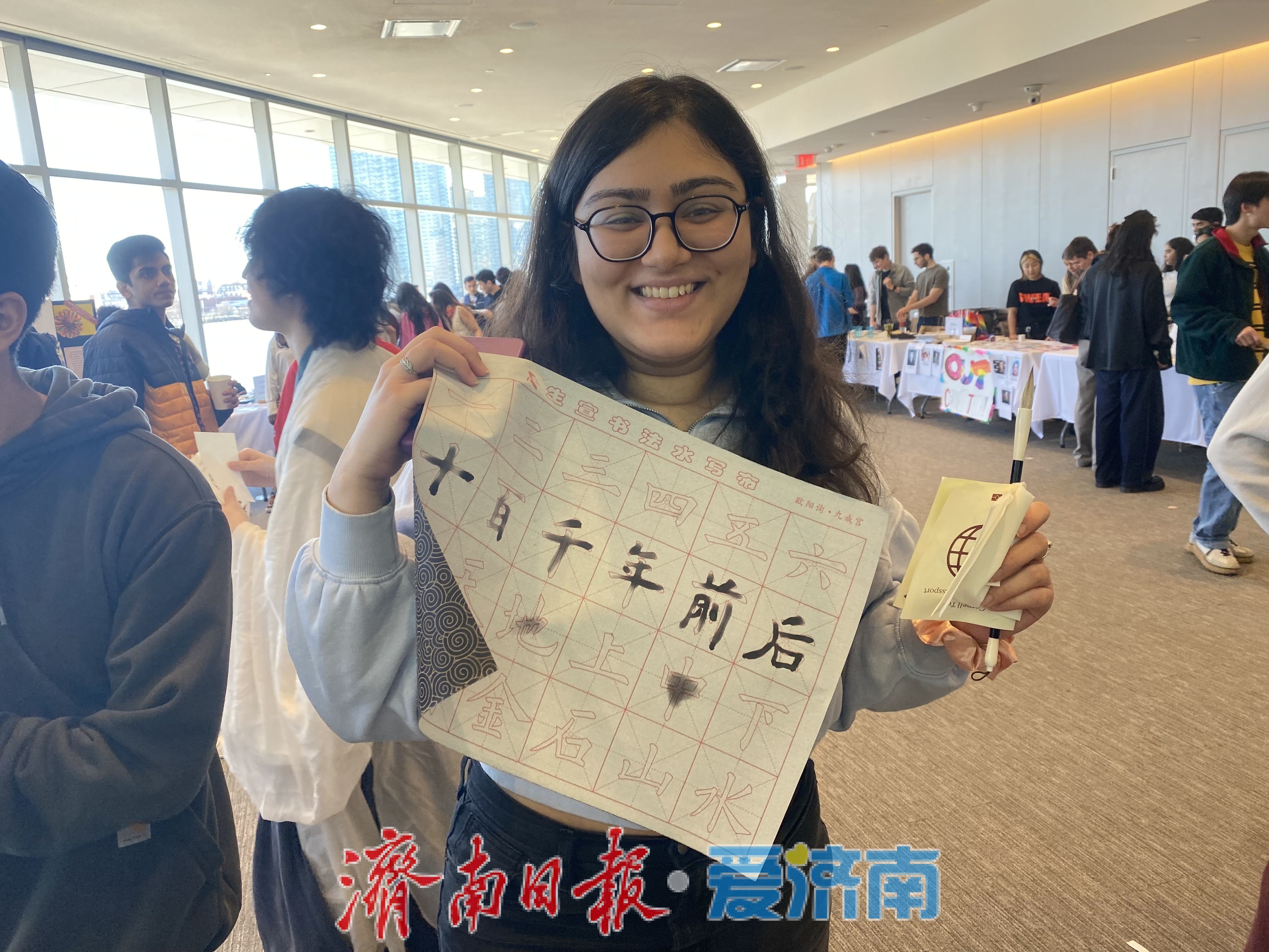 JICC记者美国报道：挡不住的泉城魅力 “曲水亭街”火到纽约校园