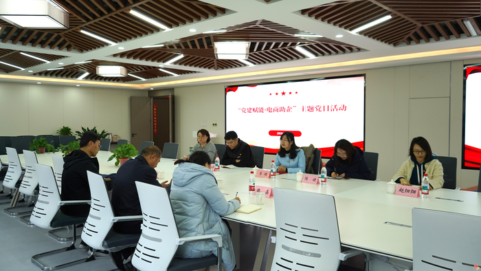 “党建赋能·电商助企”主题党日活动举行 政企联动共探产业融合发展新路径