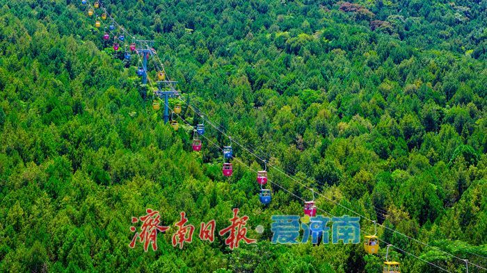 蓝天白云刷屏泉城，登高远眺CBD古今同框入画
