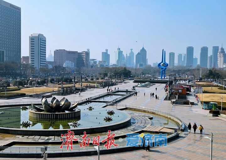 一年四季 泉在济南丨泉城蓝天白云 生态画卷入画来