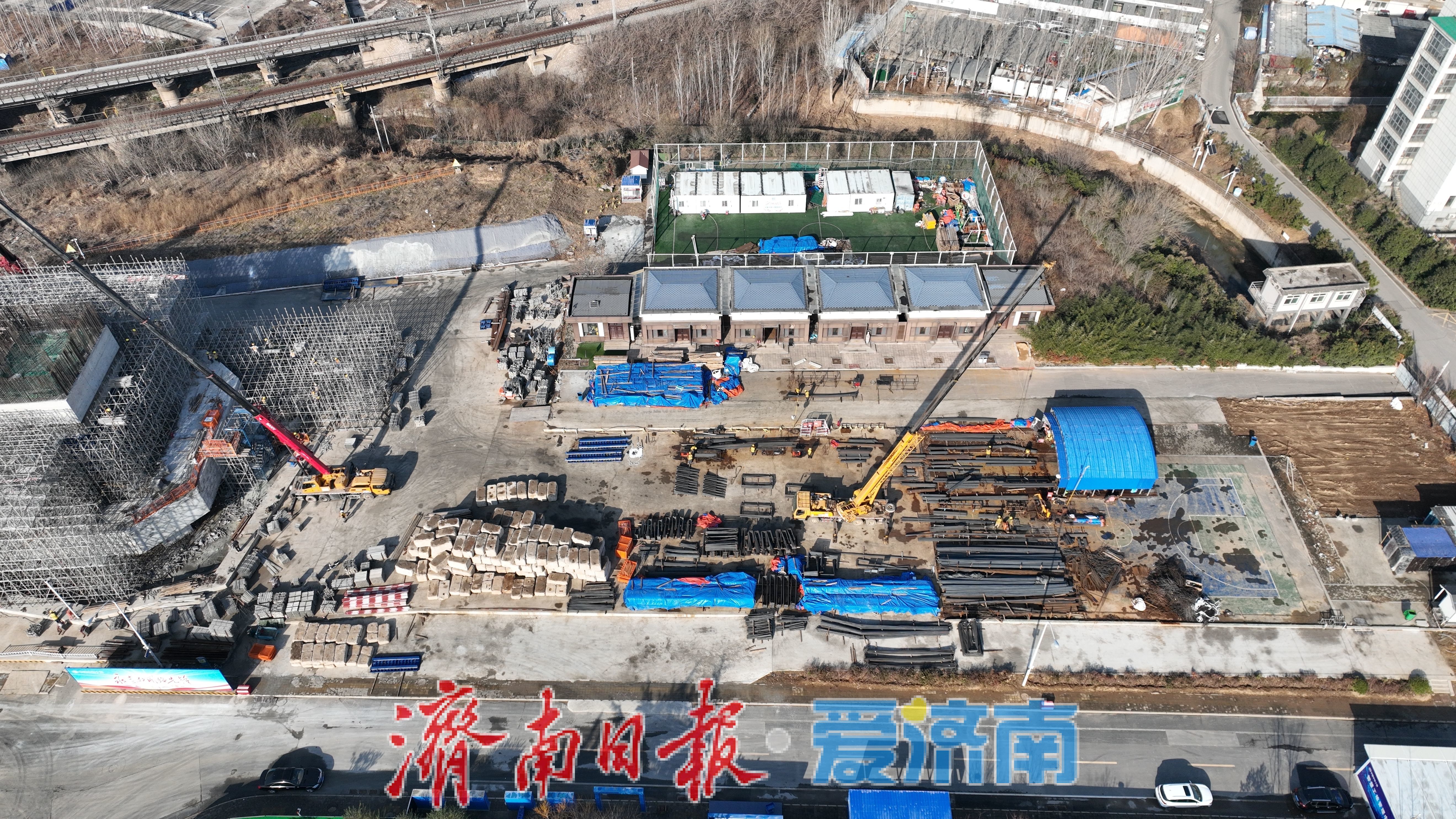 济南腊山河西路北延工程稳步推进，将成西部南北动脉