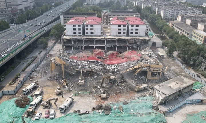 洪楼广场片区城市更新 全福河东地块拆迁有序推进