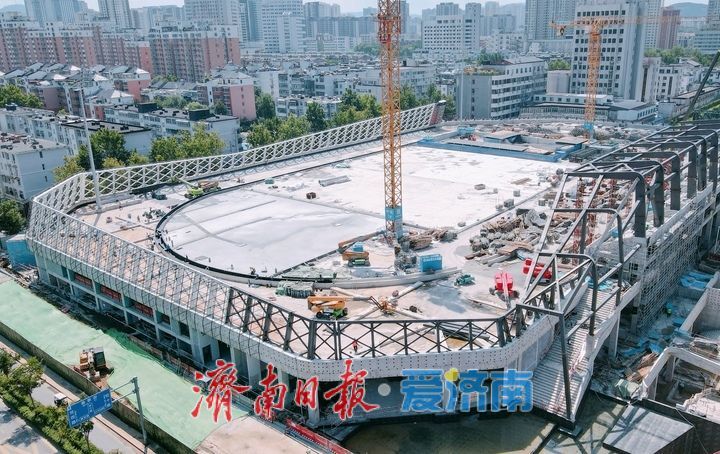 加快“蝶变”，槐荫体育场地块焕新亮相