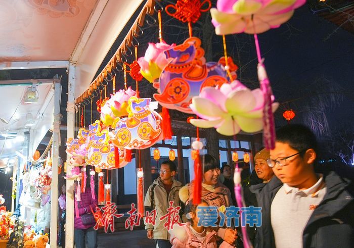 一年四季 泉在济南丨文创美食齐聚 五龙潭迎春好物市集年味爆棚