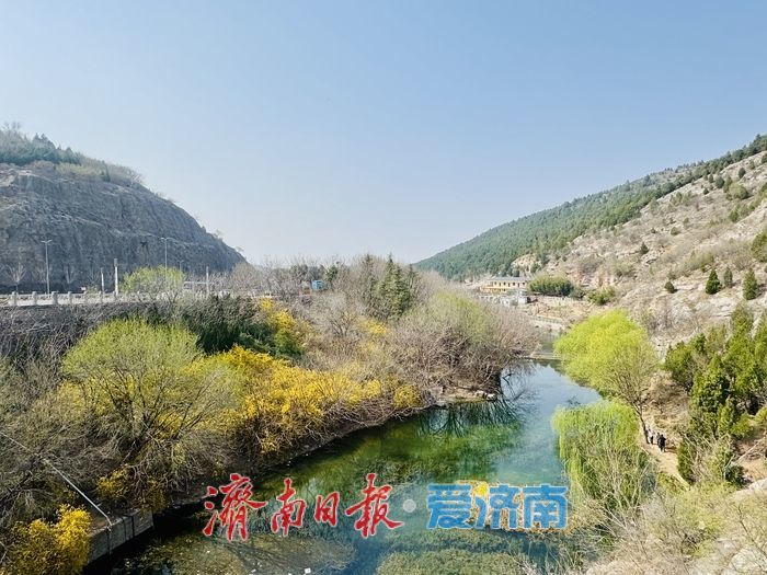 历阳湖春景如画 碧水垂柳醉泉城