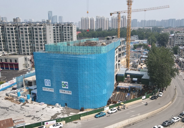 济南经十路旁打造“地铁上盖综合体”