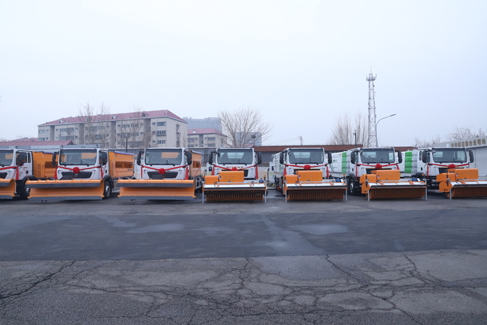 45台新能源环卫车辆正式交付使用