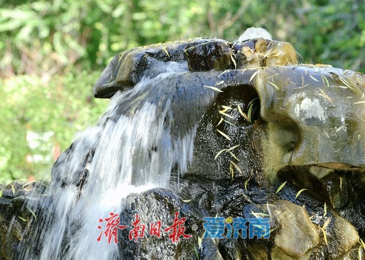 一年四季 泉在济南丨生态“双保险”守护泉水喷涌，“月牙飞瀑”盛况在线持续超百日