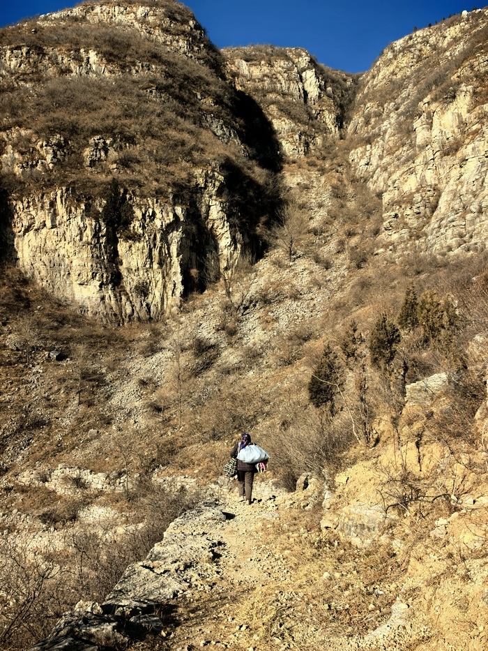 章丘山间暖心相遇，一把软枣一份笑容温暖济南山友