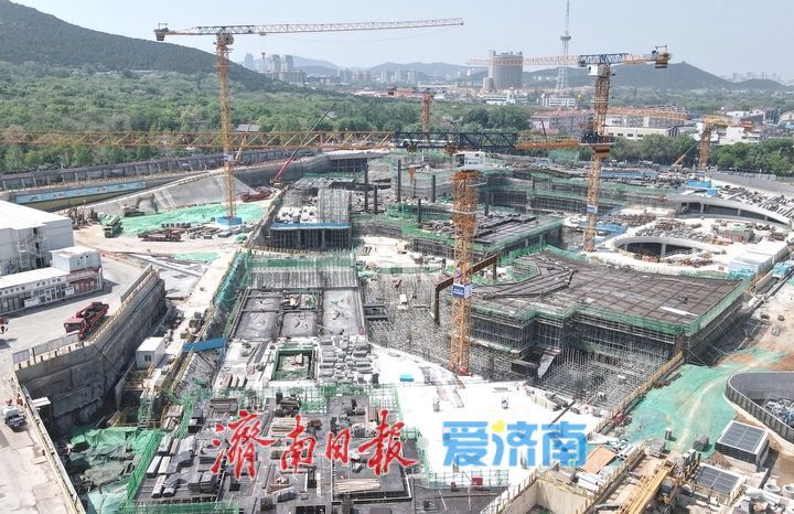 济南首个轨交地下TOD综合体主体施工，千佛山站将成城市新名片