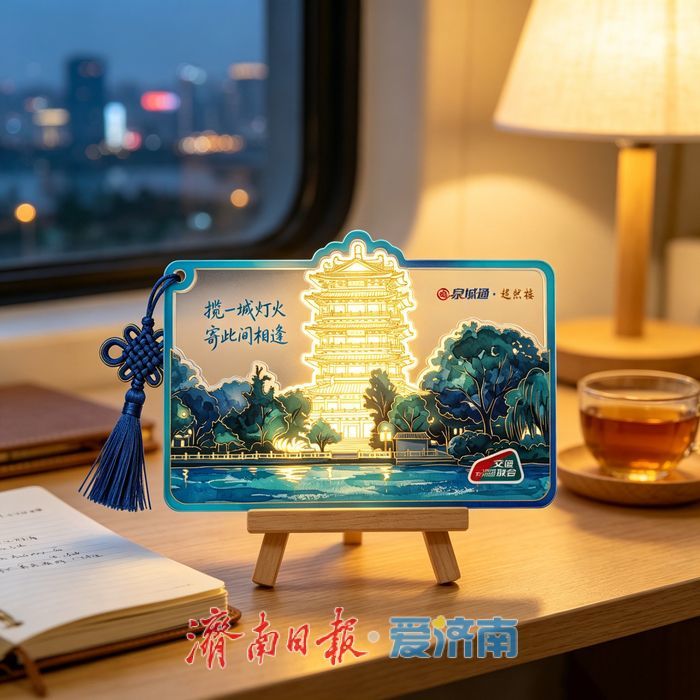 济南文创交通卡又上新了！这次让你把超然楼烟火“装”进口袋