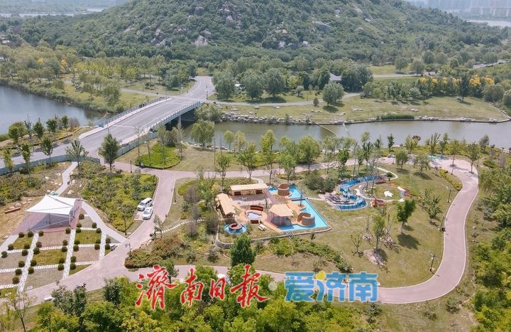 济南华山湖畔新添滨水亲子空间