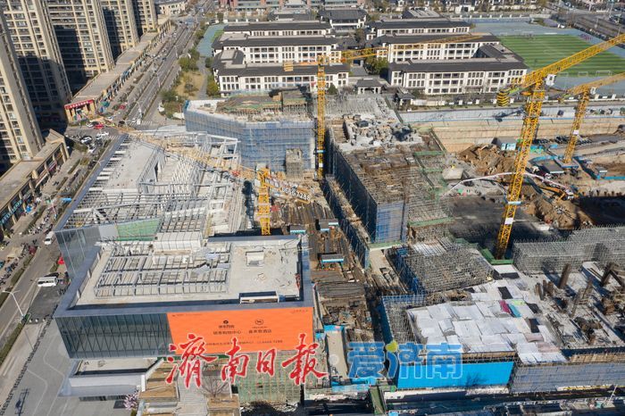 杨柳春风商业综合体加速建设，西部新商圈加速崛起