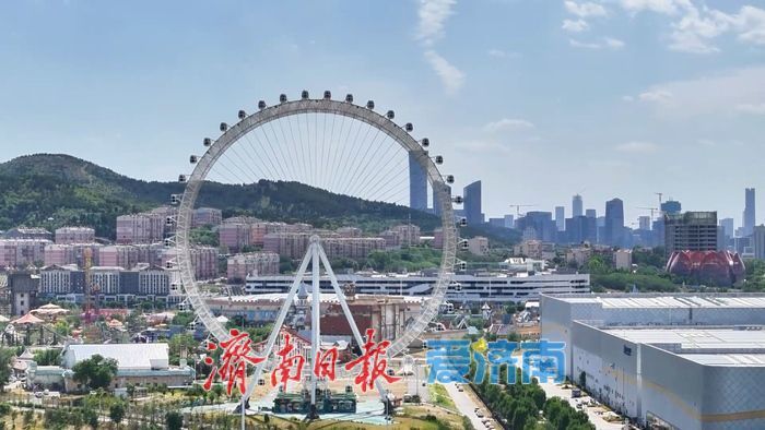 古今同框 云端视角！航拍济南晴空下的时光交响曲