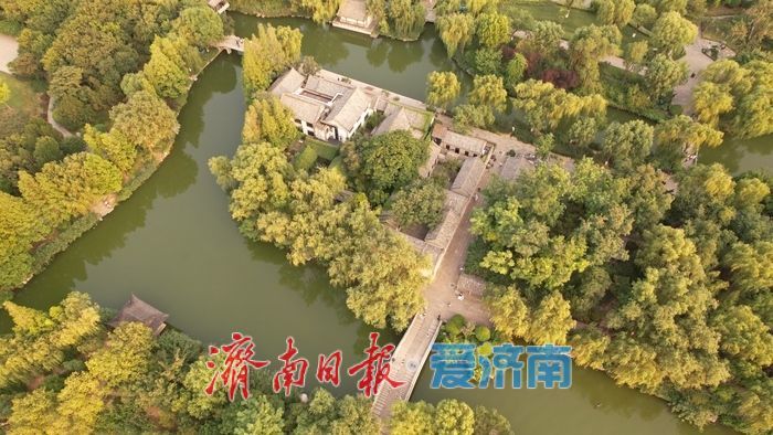 一年四季 泉在济南丨大明湖唯美晚霞 鎏金暮色醉煞游人