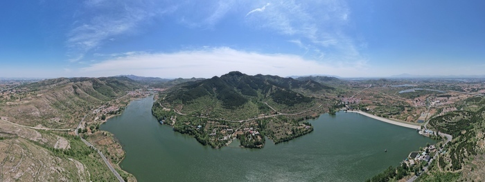 一年四季 泉在济南｜五月风光好！鹁鸽楼水库水光潋滟美如画卷