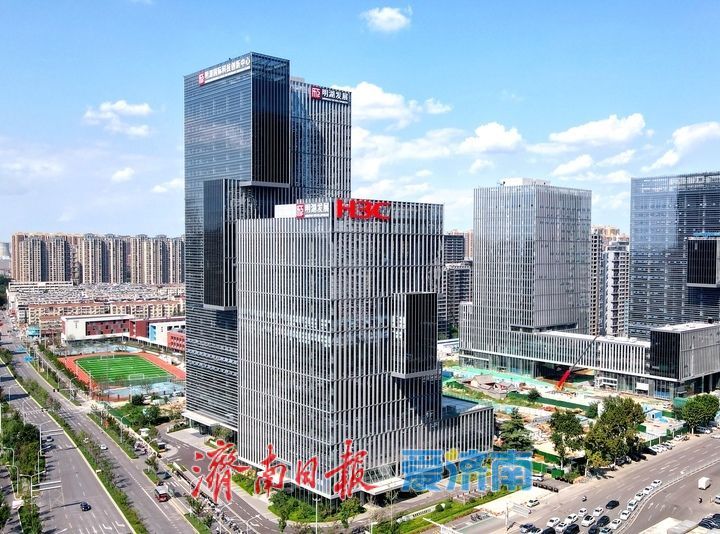 项目强省会｜济南中央商务区“北门户”挂牌展现新颜