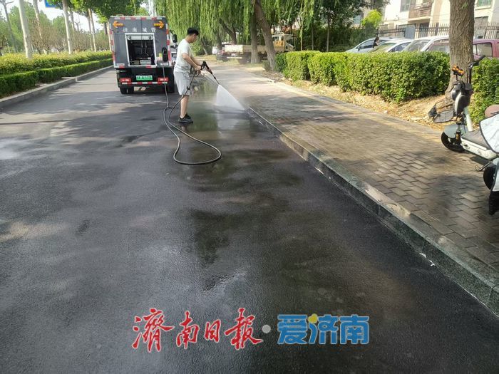 济阳区环卫管护中心扎实推进环境卫生保障工作