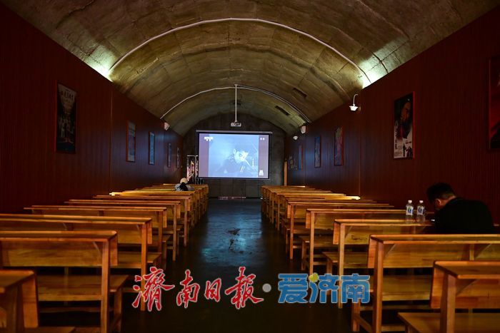 济南人防初心长廊变身多功能避暑宝地