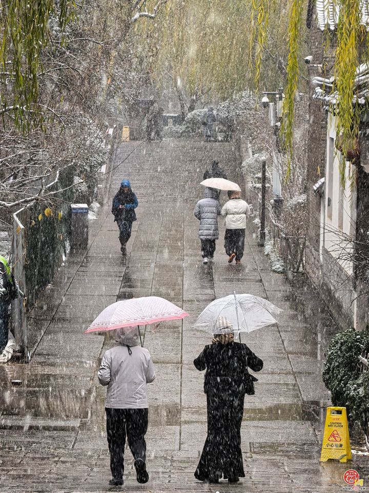 雪后济南，风景美如画