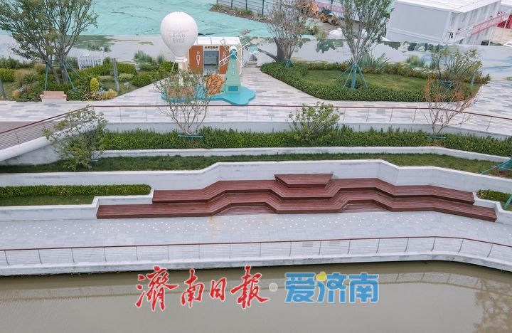 亲水、观景一体，全福河550米河道“蝶变”滨水公园