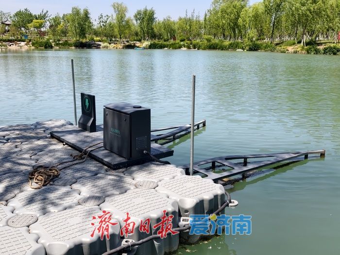 科技“水上环卫工”上岗，白泉湖面清洁实现无人化